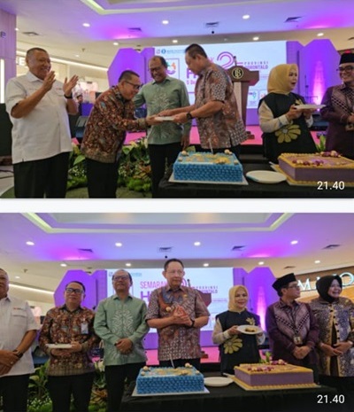 Rayakan HUT Provinsi dan BPJS Ketenagakerjaan, Gubernur Gusnar dan Sanco Berduet Bawakan “Mardua Holong”